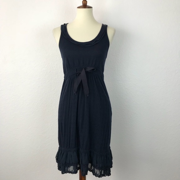 BCBGMaxAzria Dresses & Skirts - 🍄BCBG Max Azria Tiered Hem Knit Tank Dress